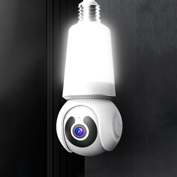 V380 Bulb Security Camera