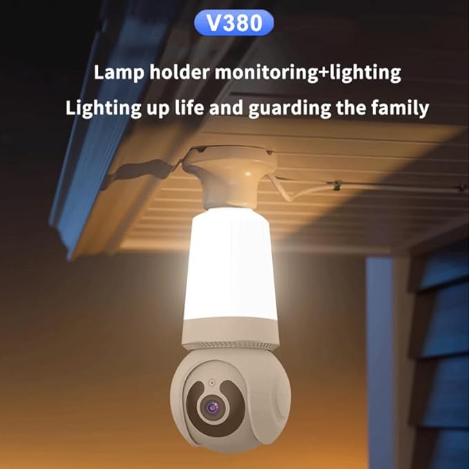 V380 Bulb Security Camera